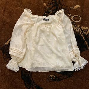 Ivory Lace Top